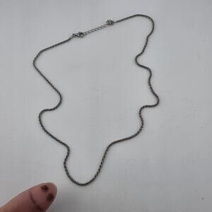 Vintage 925 Sterling Silver Wheat Chain Necklace 16” 5.2g